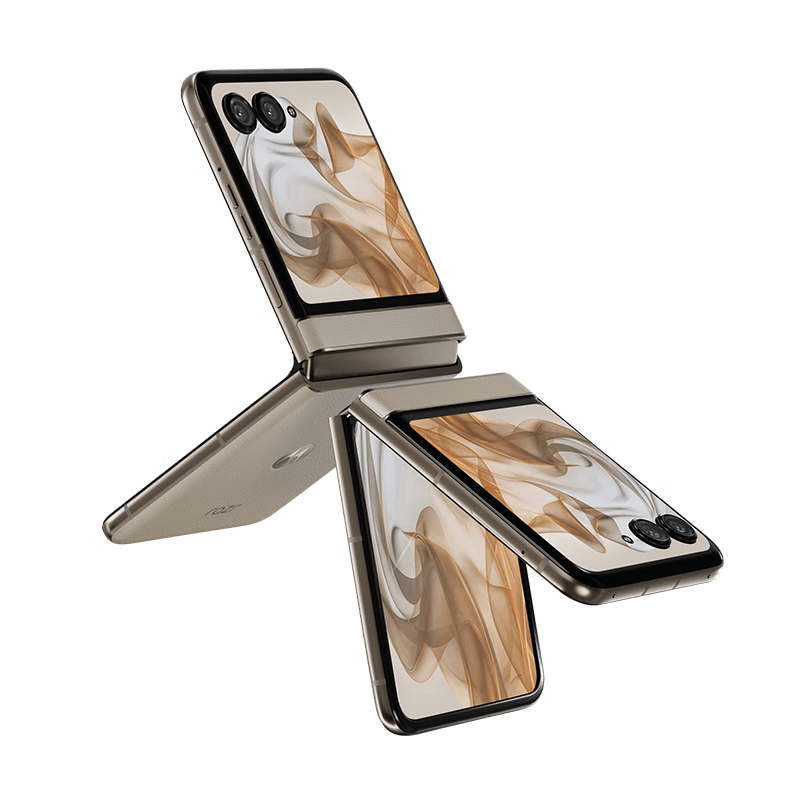 摩托罗拉moto razr 50 大象灰 12GB+512GB 天玑7300X芯片 3.6英寸+6.9英寸双屏 IPX8抗水 30W快充 5GAI手机图片