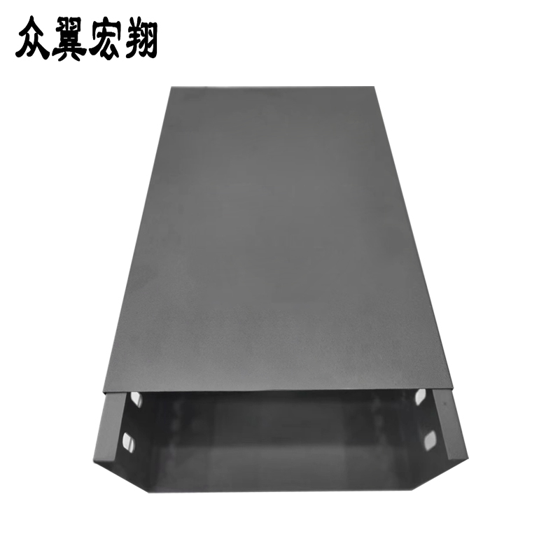 众翼宏翔 镀锌防火电缆桥架(含配件) 宽100mm*高50mm*厚1.2mm 米高清大图