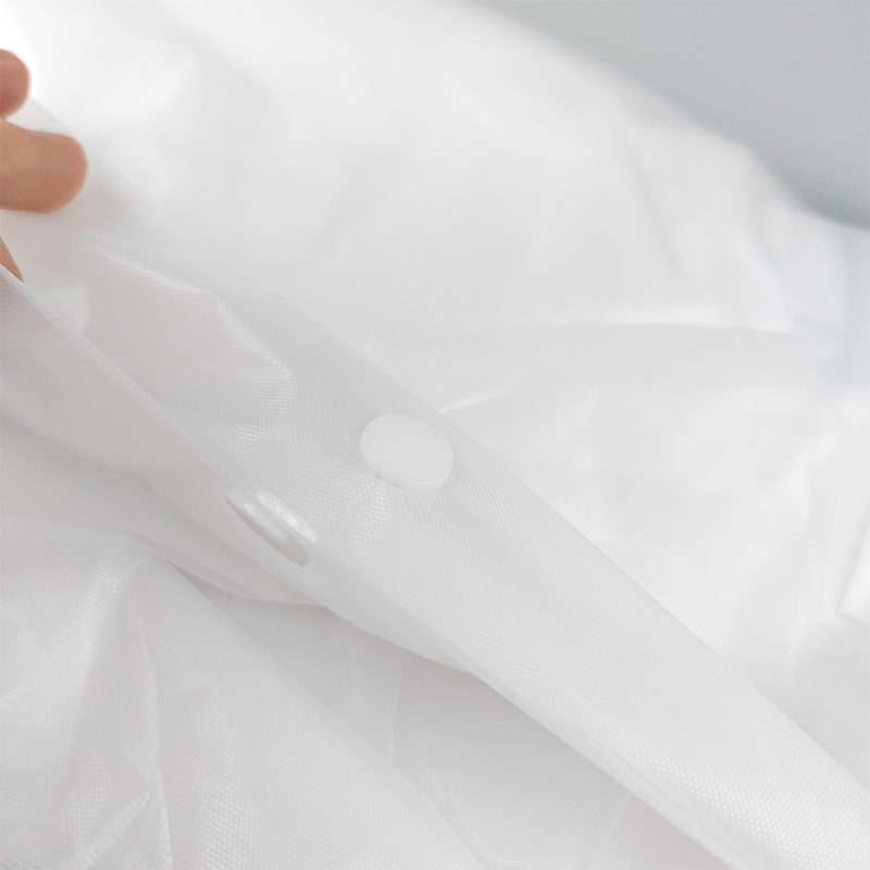 鸽护 加厚非一次性雨衣 白色宽口加厚款140g 件高清大图