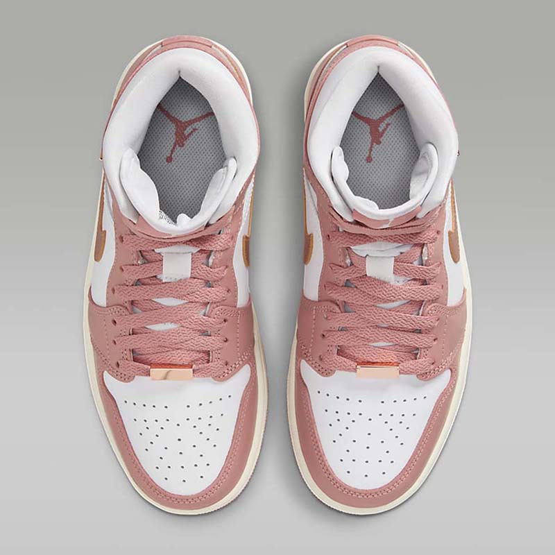 nike耐克冬季女鞋airjordan1白粉运动休闲鞋篮球鞋fb9892670