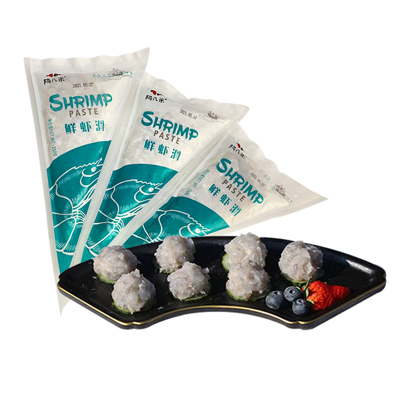 150g1袋新鲜虾滑煮汤虾仁半成品水煮即食大颗粒鱼籽火锅食材冷冻袋装