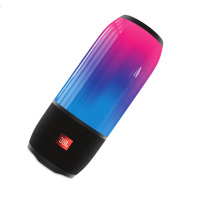 JBL Pulse3 音乐脉动3代三代 炫彩无线蓝牙音箱 音响 低音炮 便携迷你车载户外音响 防水音箱 典雅黑