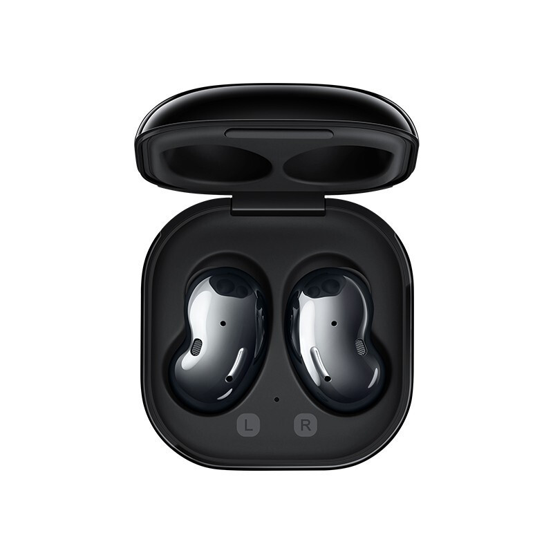 三星(SAMSUNG)Galaxy Buds Live 蓝牙耳机开放式主动降噪无线运动触控耳机兼容苹果支持无线充电曜岩黑
