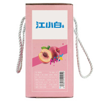 江小白蜜桃味果味白酒粮食高粱酒23度168ml*6瓶箱装低度酒高颜值礼盒