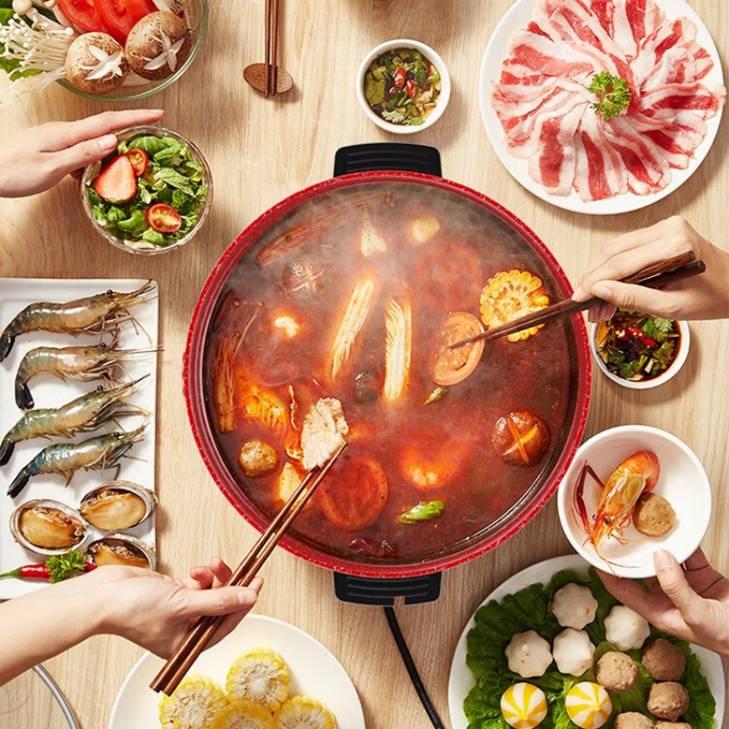 (顺丰发货)利仁4.5L电火锅LPHG-2高清大图