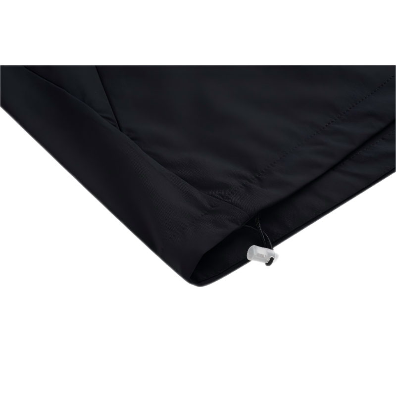 特步 单风衣尼氨四面弹上衣(女)XS-6XL 正黑色 979328148015 件高清大图