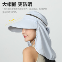苏宁推荐神火户外防晒渔夫帽女款采茶帽夏季遮阳帽子大帽檐防紫外线全遮脸