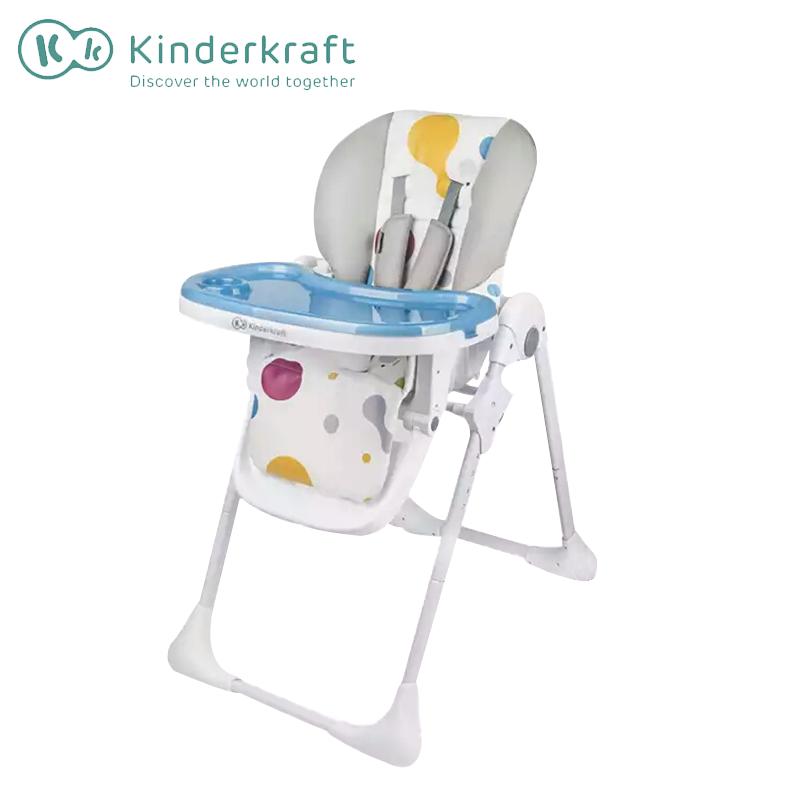 Kinderkraft 德国 宝宝餐椅 儿童餐桌椅子婴儿哄娃神器吃饭安全座椅可折叠便携式多功能