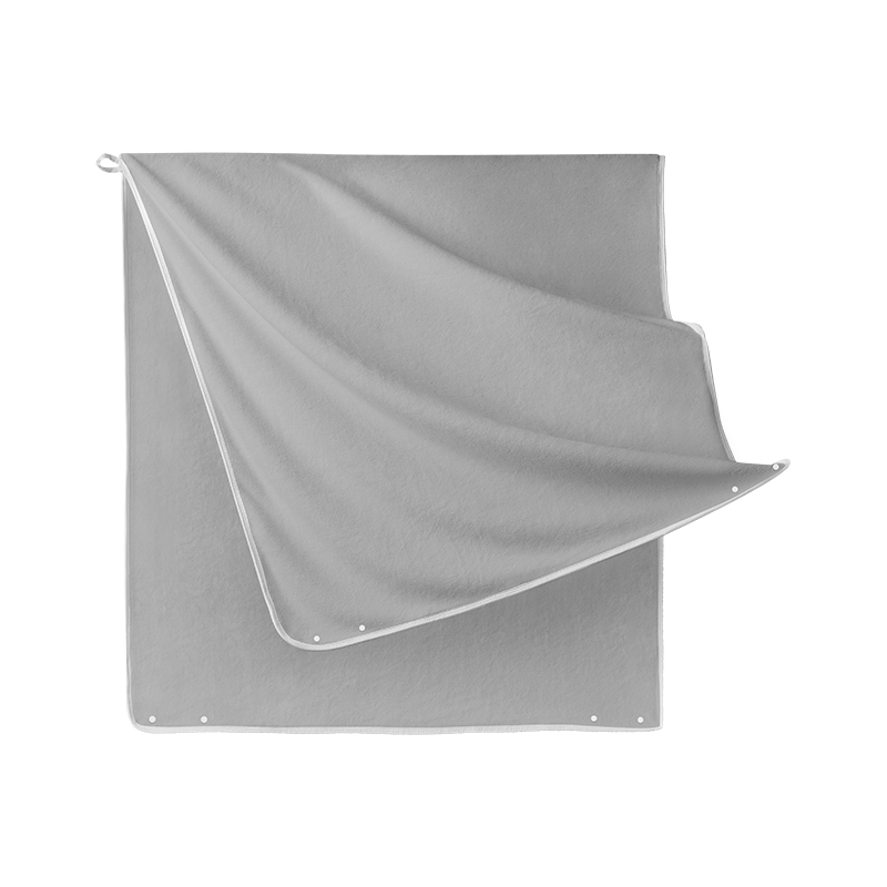 最生活午睡毯聚酯纤维100*120cm 350g 毯子 计价单位件灰色 A-1239