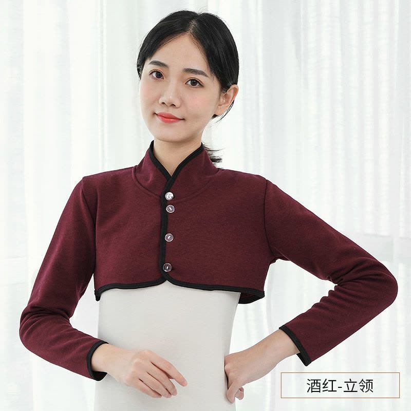 护肩膀坎肩保暖睡觉神器加绒长袖产妇月子春夏男女士中老年护肩衣烈珺图片