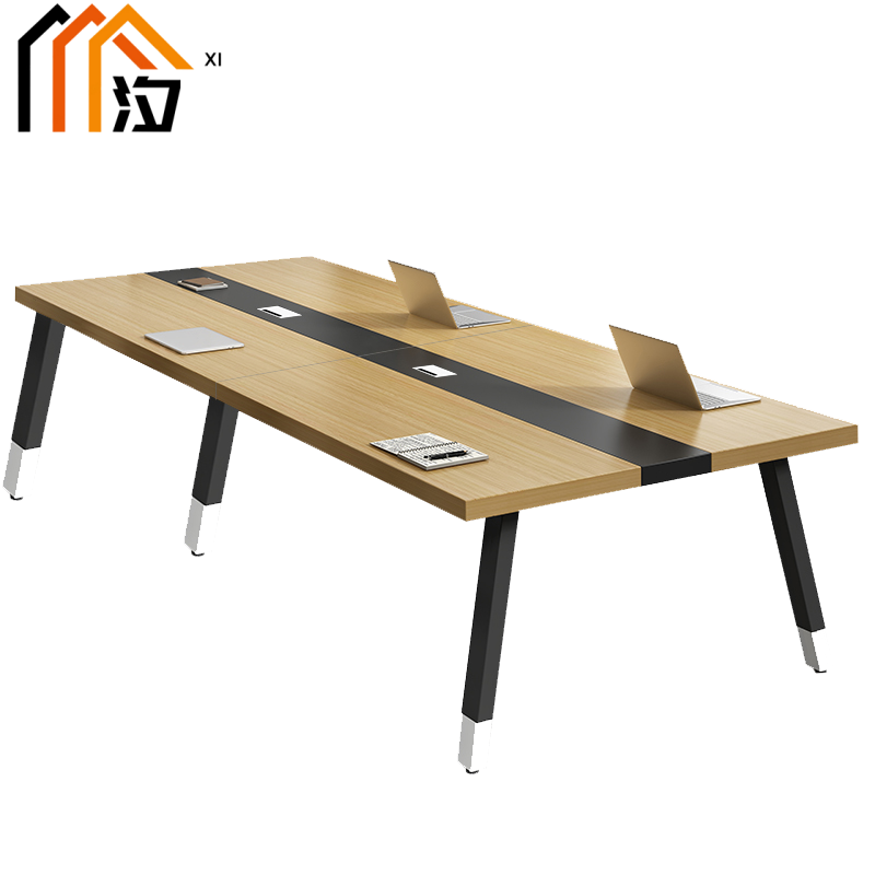 汐 长条会议桌 240cm 张高清大图