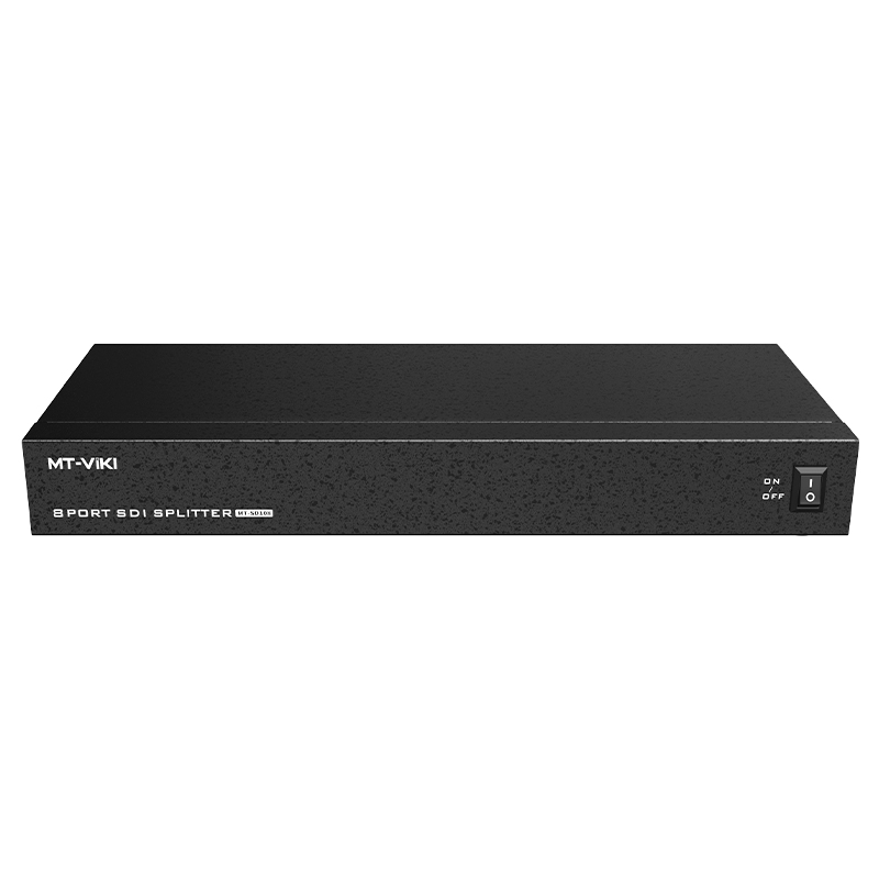 迈拓维矩MT-SD108 广播级数字SDI分配器一分八SD/HD/3G-SDI信号高清1080p传输400米一拖八高清大图