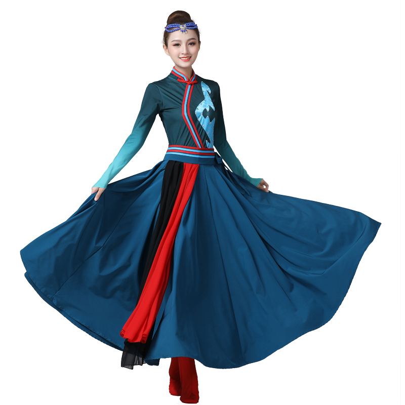 单独上衣s蒙古演出服少数民族服装现代民族风舞蹈夏蒙族舞蹈衣服女