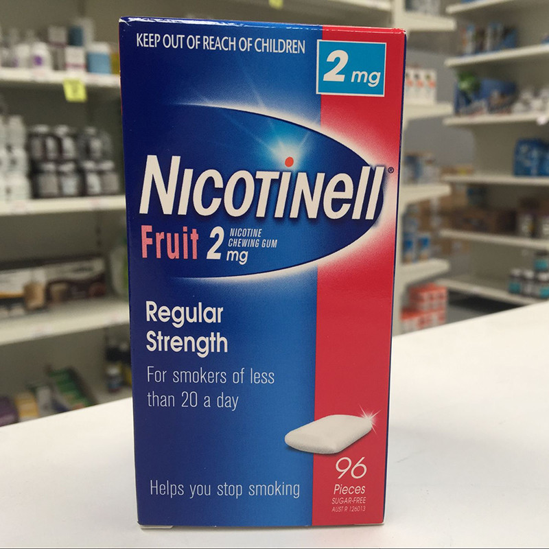 水果味戒烟糖2MG[1盒×96粒] Nicotinell诺华尼派 多种口味 健康戒烟[海外购 澳洲直邮]