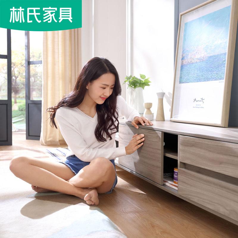 森美人北欧风格茶几电视柜组合家具套装现代简约小户型客厅电视机柜地柜高清大图