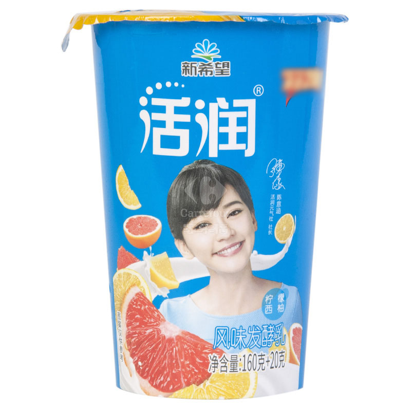 新希望纸杯柠檬西酸奶160g