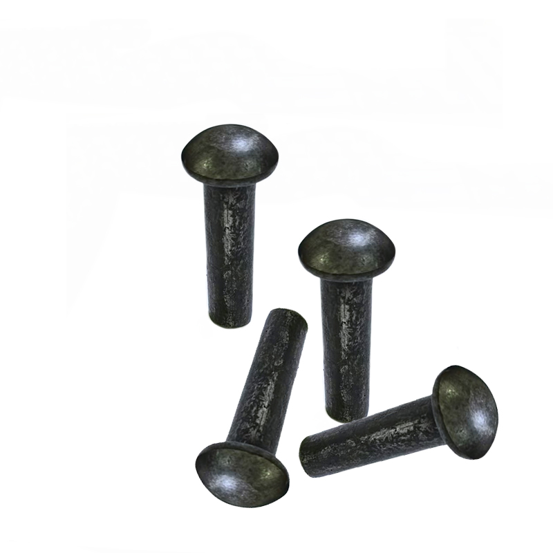 炯毅 半圆头实心铆钉圆帽实心铆钉敲击式柳丁铜卯钉紧固件大全 半圆头铆钉 M20*75mm 个高清大图