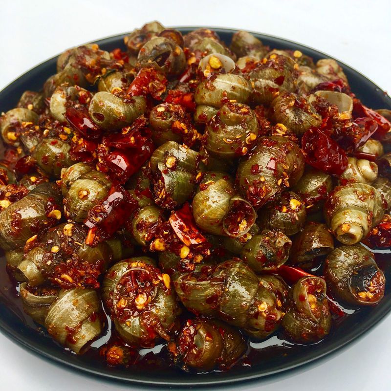 赛卡伊 香辣炒田螺即食250g/6罐/1罐麻辣螺蛳螺丝肉小吃零食海鲜熟食