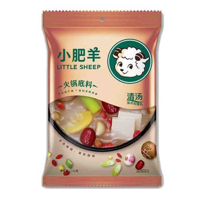 小肥羊清汤型分包式火锅底料调味料 骨汤火锅料110g