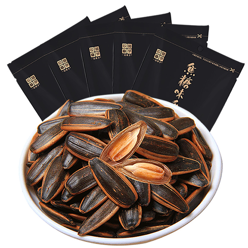 一品巷子108g*5袋焦糖味瓜子休闲零食坚果炒货焦糖葵花籽