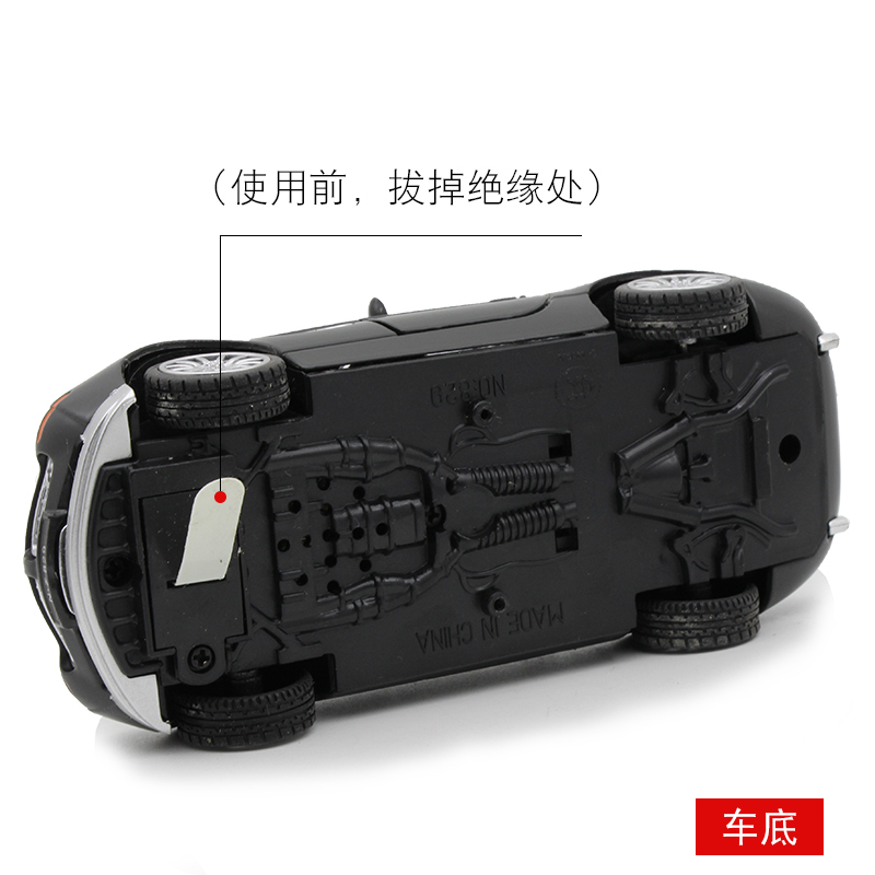 合金车模型宝马跑车仿真金属警车儿童玩具车声音灯光回力开汽车 宝马跑车-绿万宝