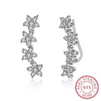 E067 Silver Earrings 925纯银耳环日韩耳钉女气质长款简约防过敏送女朋友七夕情人节礼物