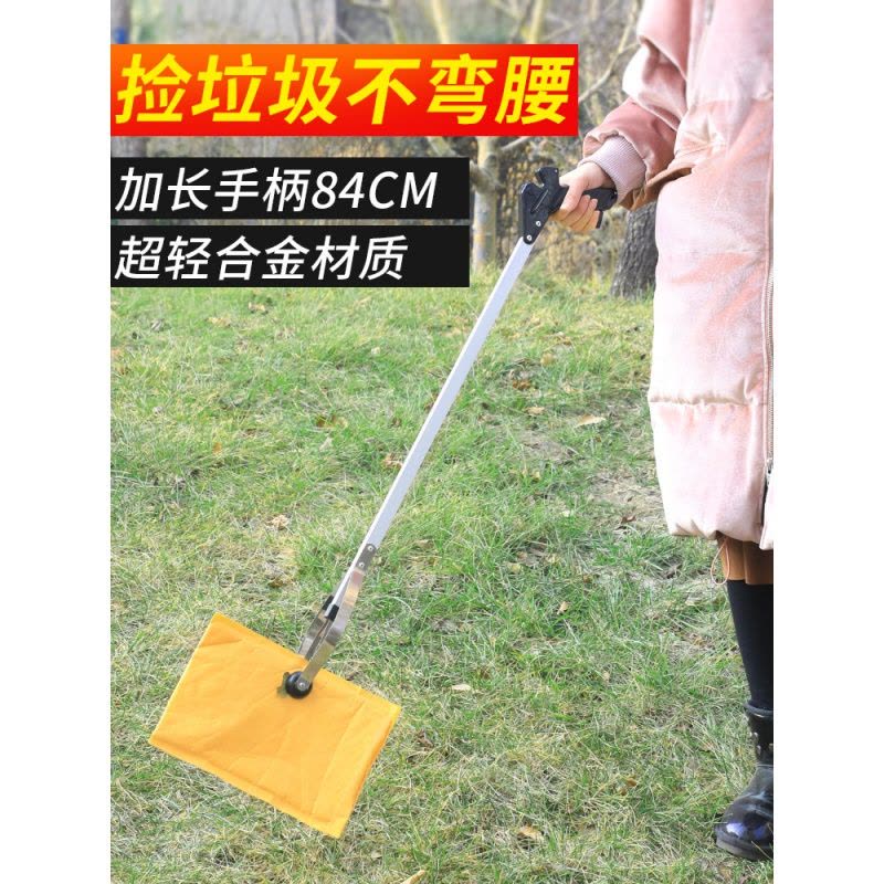 捡垃圾夹子拾物器阿斯卡利(ASCARI)环卫工人专用工具长柄长夹子卫生钳子取物加长杆 10只图片