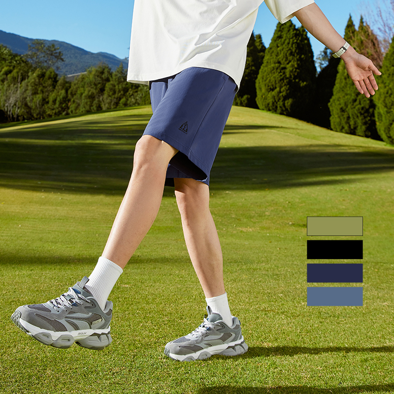 361°短裤男夏季宽松透气运动五分裤防水短裤休闲裤跑步短裤高清大图