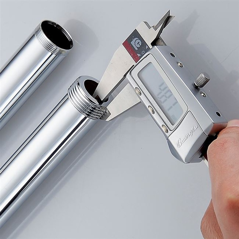 淋浴花洒全铜6分直管加长杆连接升降杆延长加高管卫浴花洒配件