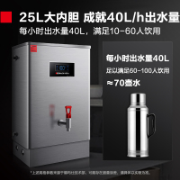 德玛仕DEMASHI商用开水器电热开水机全自动进水304不锈钢商用烧水器 KS-40DP