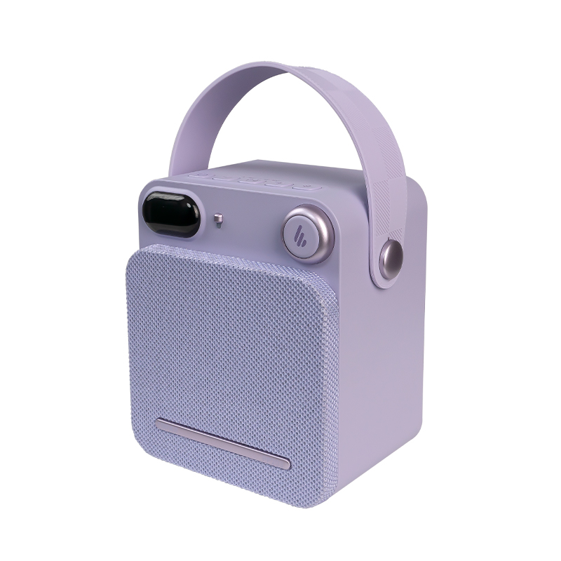 EDIFIER/漫步者PP203家用K歌蓝牙小音箱扩音麦克风话筒大功率长续航双喇叭 紫色高清大图