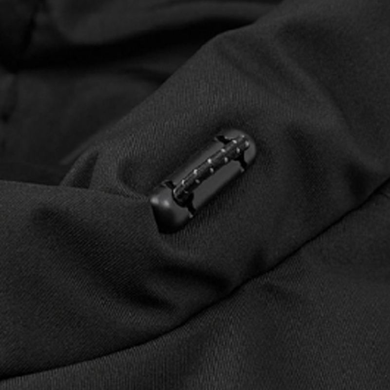 匠户中长羽绒服黑色 JAFF76101