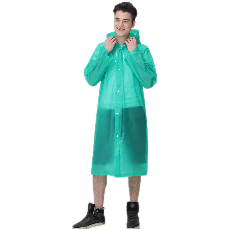 家柏饰corated户外徒步男士加厚防暴雨衣钓鱼便携式大码全身长款登山
