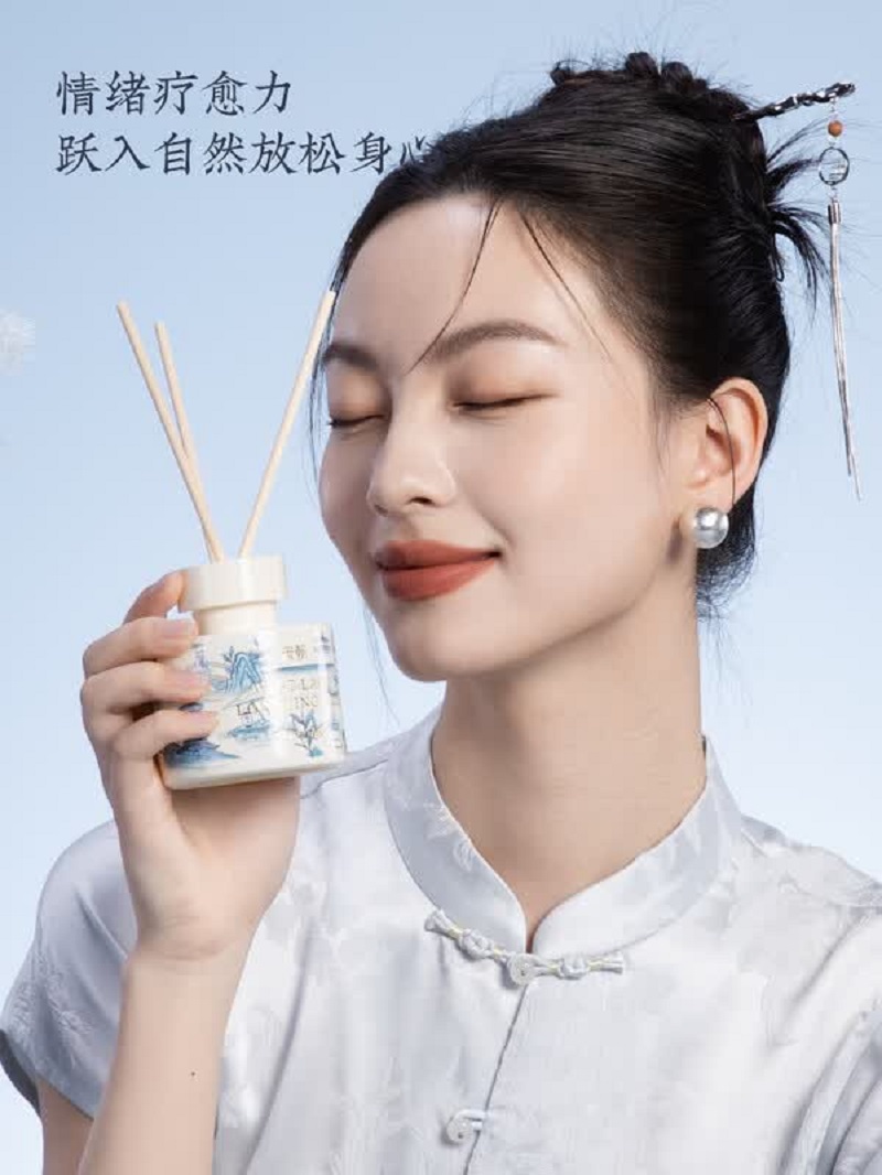 宋朝西湖十景无火香薰卧室内持久香氛高级精致伴手礼 桂花龙井120ml高清大图