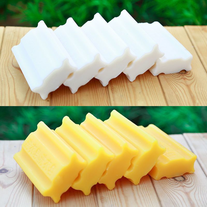 大块洗衣皂230克520块去油肥皂亮白增艳透明皂家庭装内衣皂黄色透明皂