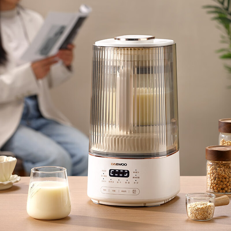 大宇DAEWOO 一机多用高硼硅玻璃杯体破壁料理机 科洛白 DYPB-1260A高清大图