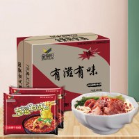 金紫阳方便面泡面有滋有味红油辣牛肉面整箱