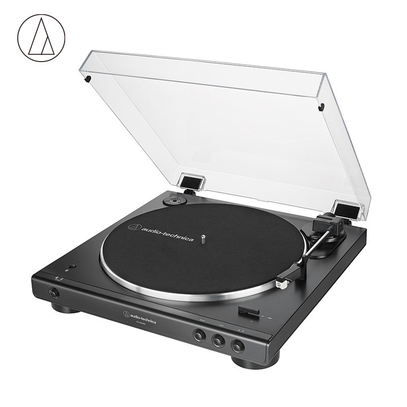 audio-technica 铁三角 AT-LP60X 自动皮带驱动式黑胶唱片机 黑色