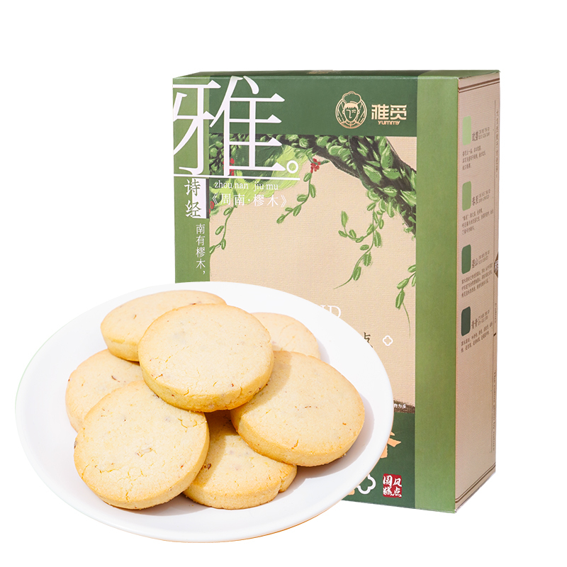 雅觅 无蔗糖 杏仁酥270g高清大图