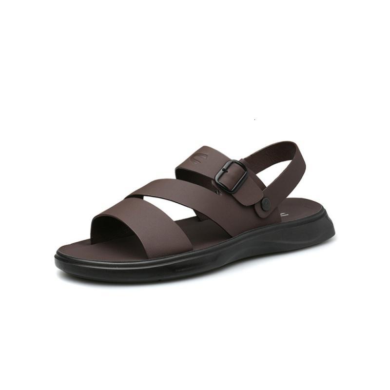 德国骆驼动感2019新款凉鞋男潮真皮沙滩鞋男士凉拖罗马鞋防滑拖鞋男夏