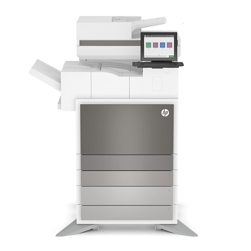 惠普hp Color LJ Mgd MFP E78630z Prntr 附加双纸盒底座+内置装订 管理型 智能复合机原上门安装