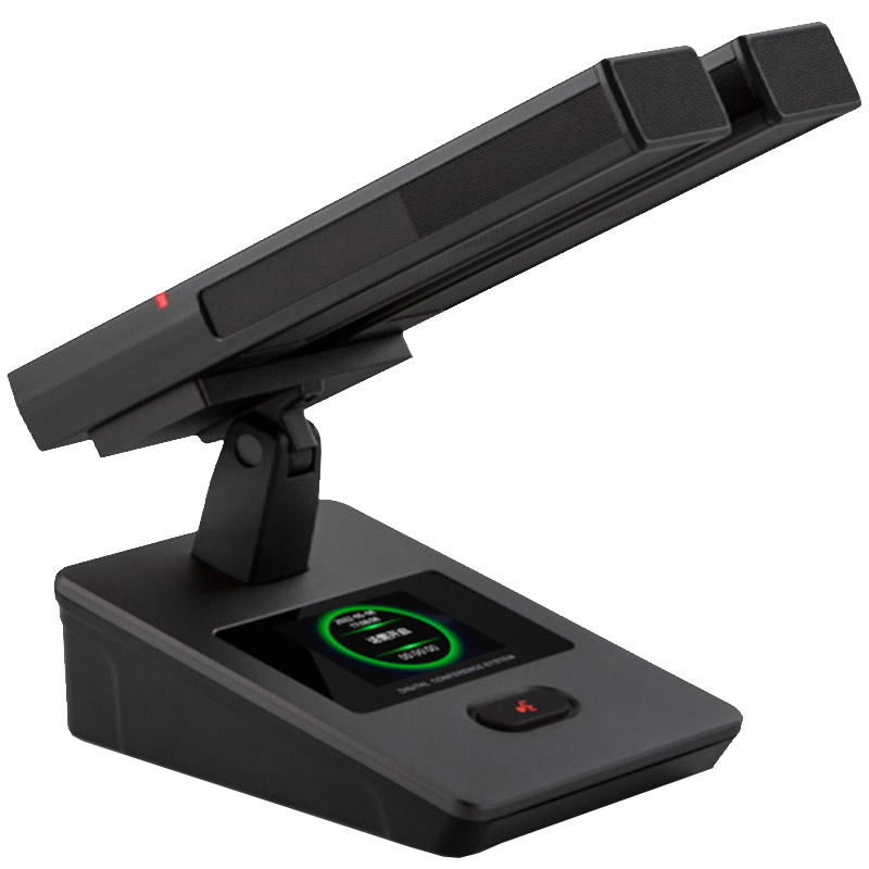 润普Runpu会议音频扩声系统 专业有线手拉手会议话筒麦克风方管短杆鹅颈麦代表单元RP-S-YXS9220D高清大图