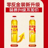 金龙鱼黄金比例食用调和油非转400ML小瓶家用宿舍用炒菜油