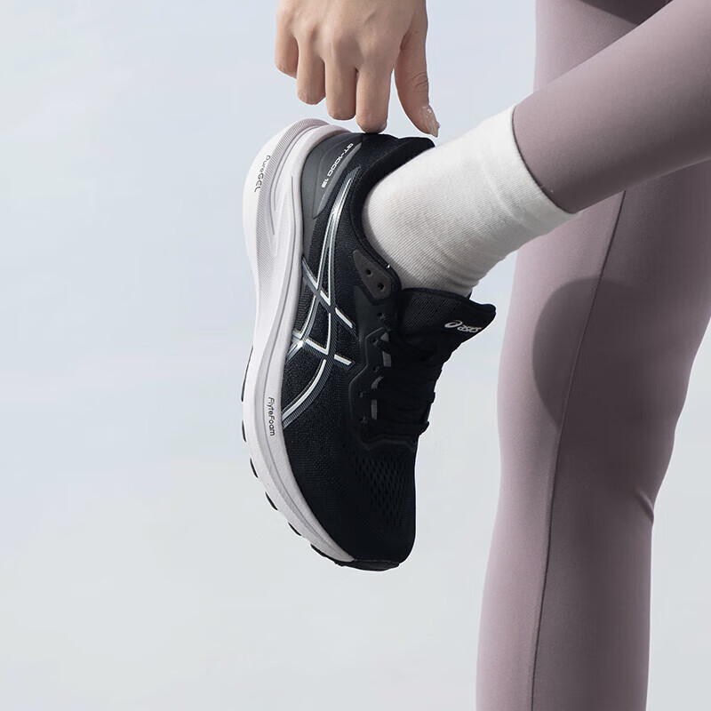 亚瑟士(ASICS)跑鞋女鞋 春季新款GT-1000 13回弹缓震运动鞋户外健身鞋休闲鞋