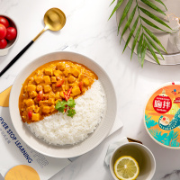 希杰嗨拌番茄鸡肉咖喱拌饭360g 方便米饭 微波炉加热方便饭快餐盒饭盖浇饭