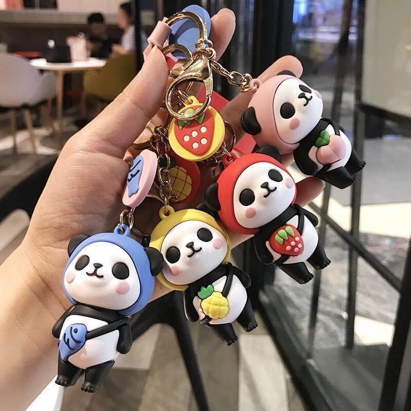 创意网红钥匙扣包包挂件卡通公仔情侣可爱ins链匙链
