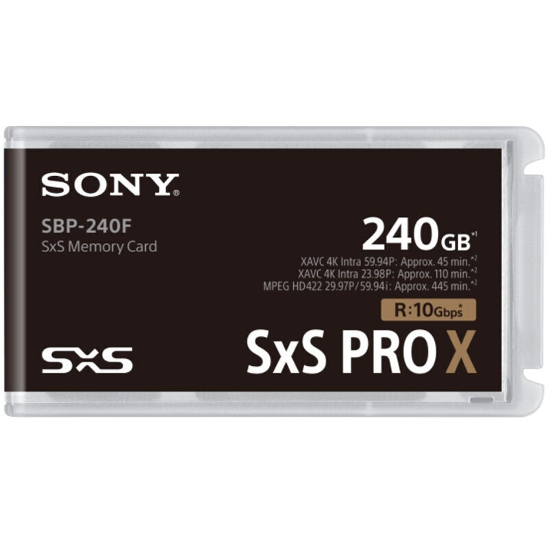 索尼(SONY) 卡托PXW-Z280V X280 X580 X160摄像SXS机内存卡SBP-240F 240GSXS