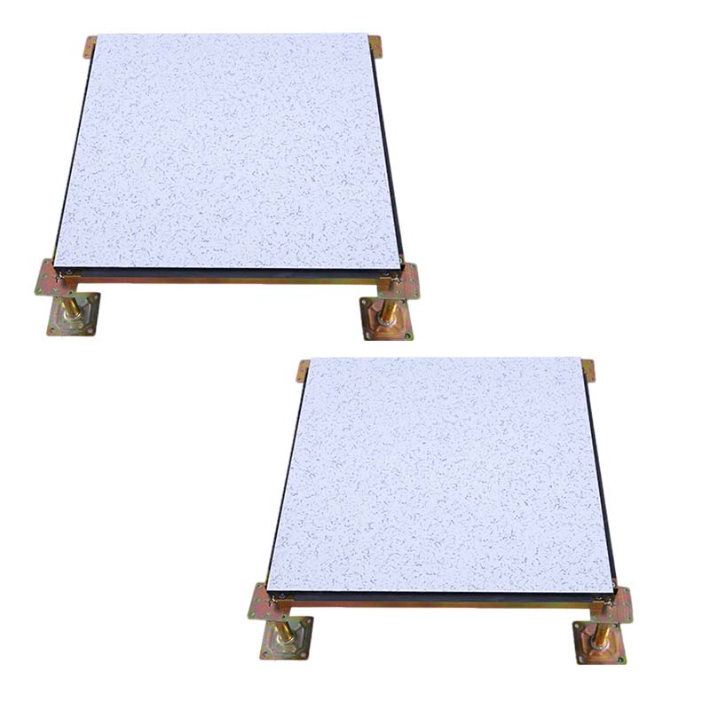 先围 全钢陶瓷防静电地板 600*600*40mm小兰花 片高清大图