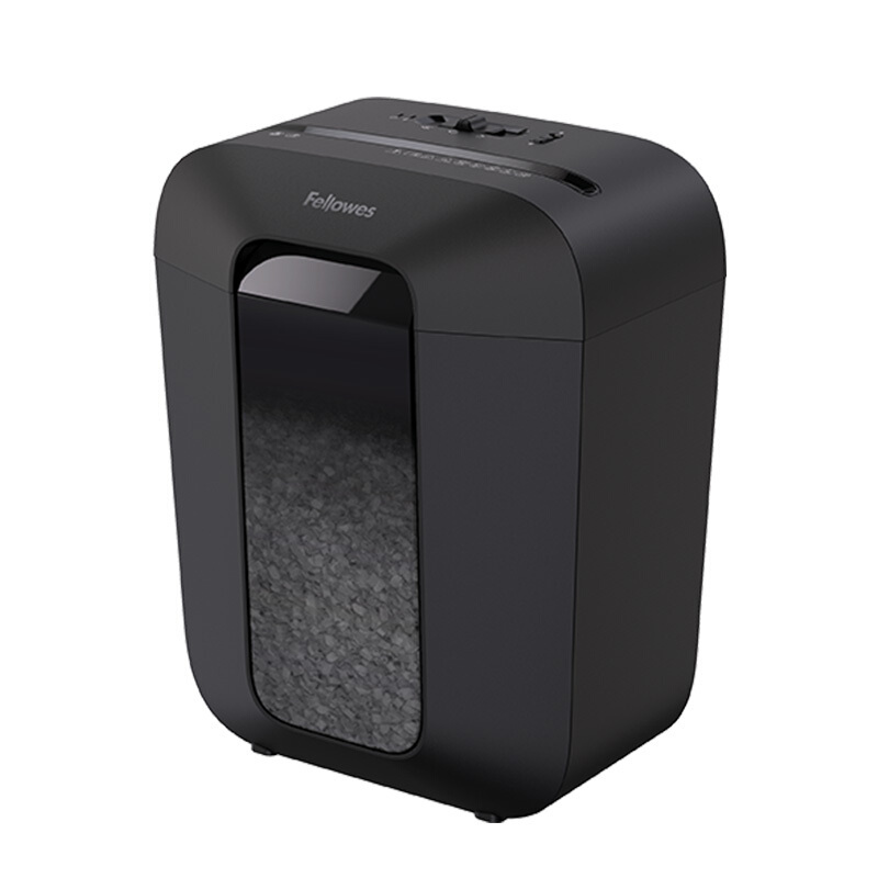 范罗士(Fellowes)LX41碎纸机 小型家用节能办公 防卡纸防堵设计 4*12mm/8张/5分钟/16.8L