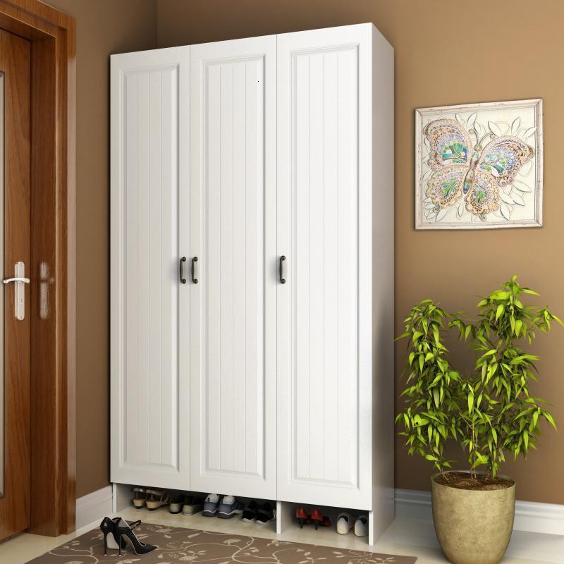 森美人入户进整体鞋柜玄关柜大容量一体厅柜隔断柜家用口定制到顶 款式三：120宽205高37深支持定制组装